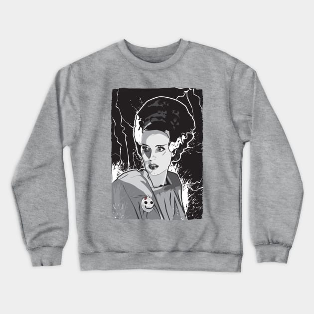 Bride of Frankenstein Crewneck Sweatshirt by mattfontaine